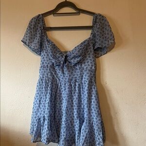 Trixxi Blue Floral romper